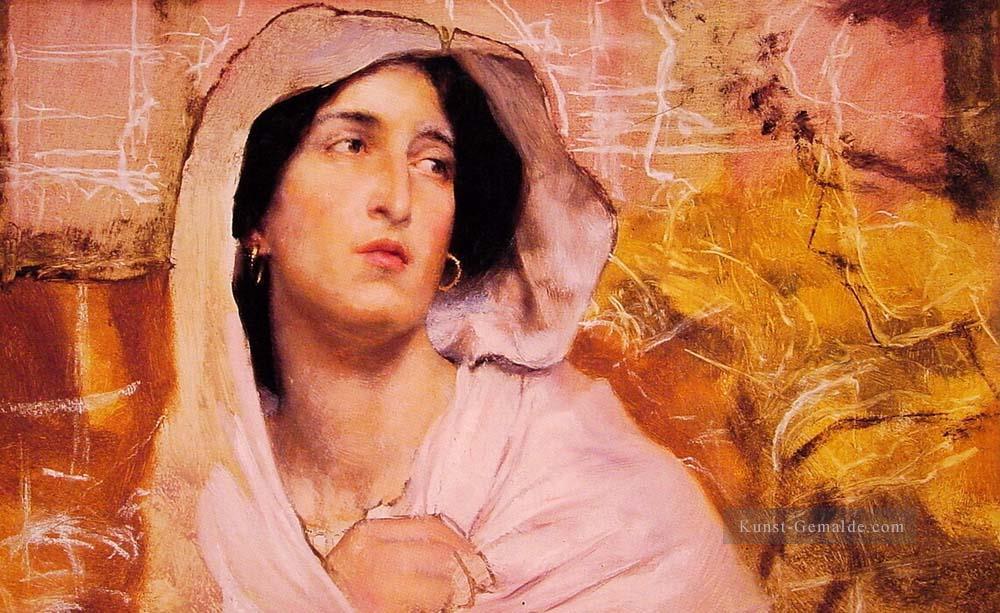 Porträt einer Frau romantischer Sir Lawrence Alma Tadema Ölgemälde